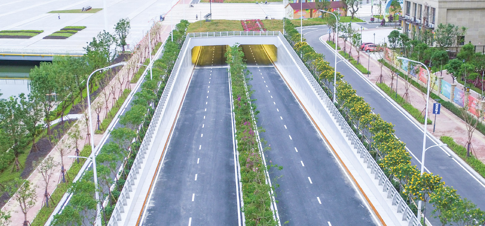 福州奧體中心下穿隧道(圖文)